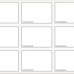 Free Printable Flash Cards Template With Free Postcard Template 4 Per Page