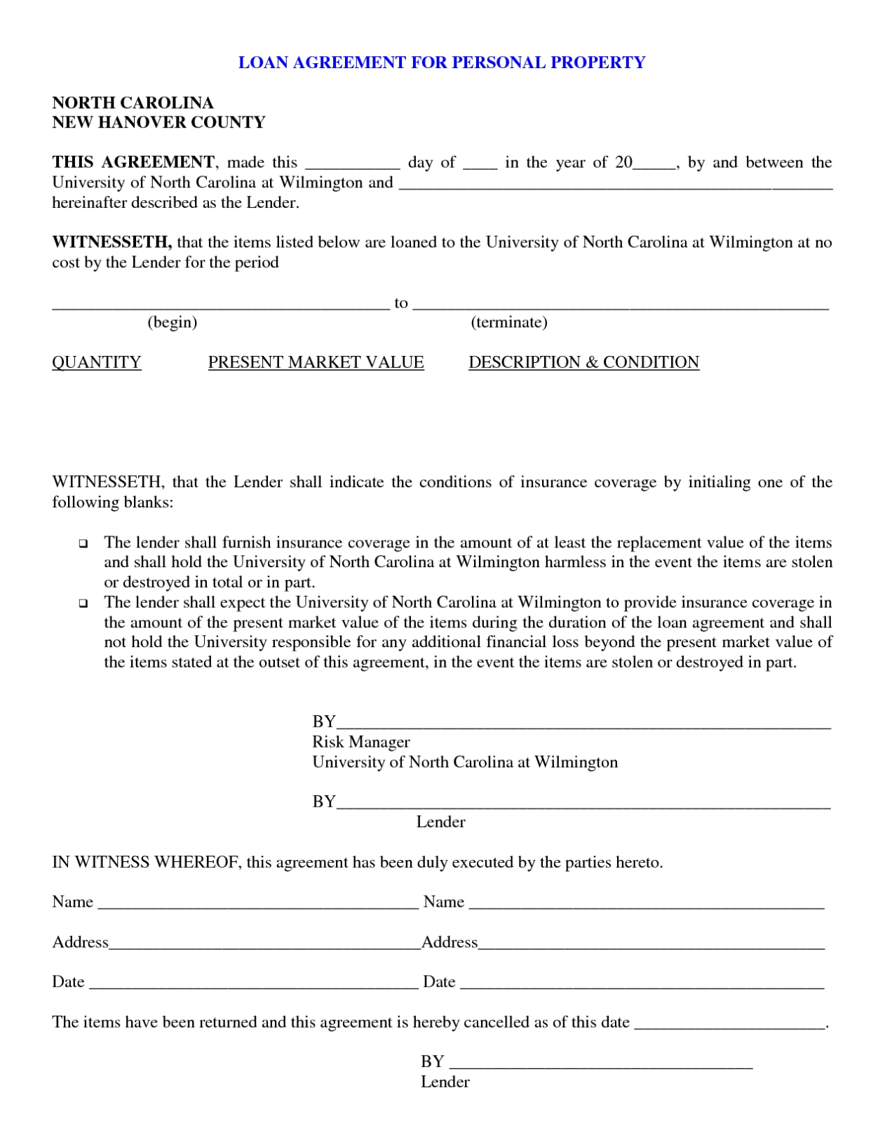 Free Printable Loan Agreement Form Form (Generic) Pertaining To Consumer Loan Agreement Template
