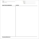 Free Printable Note Taking Templates / 30 Best Note Taking Templates For Best Note Taking Template