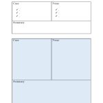 Free Printable Note Taking Templates : Cornell Notes Template Fill Out Pertaining To Note Taking Template Pdf
