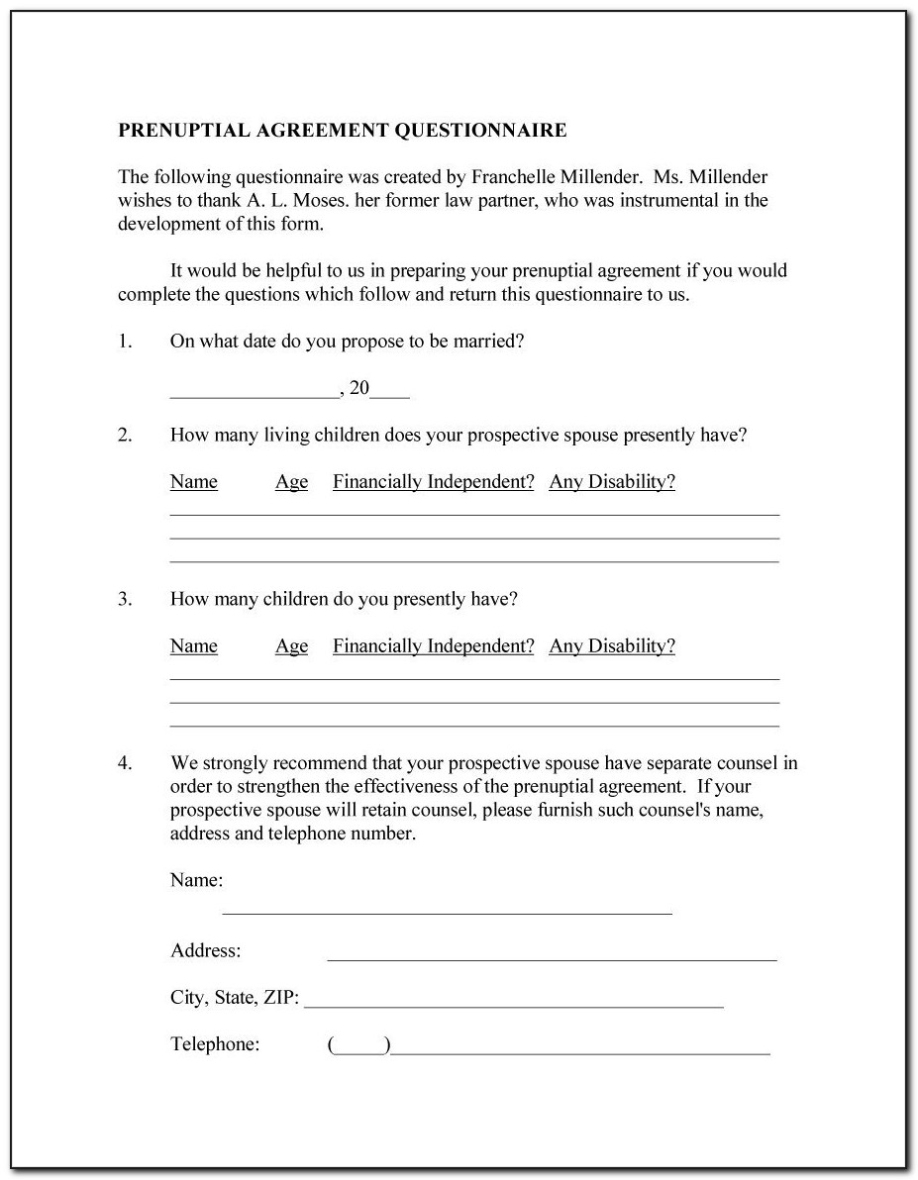 Free Printable Prenup Forms - Form : Resume Examples #Ljkrq7Rol8 For Uk Prenuptial Agreement Template
