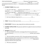 Free Promissory Note Template Word Pdf With Promissary Note Template