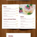 Free Restaurant Menu Booklet Template In Google Docs With Google Docs Menu Template