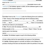 Free Sublease Agreement Templates (Commercial / Residential) With Regard To Free Commercial Sublease Agreement Template