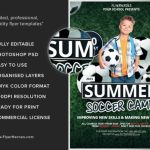 Free Summer / Soccer Camp Flyer Template - Flyerheroes with Football Camp Flyer Template