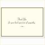Free Sympathy Thank You Card Templates Of Sympathy Thank You Notes Inside Printable Thank You Note Template