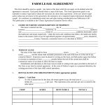 Free Tennessee Farm Lease Agreement Template - Pdf - Eforms regarding ranch lease agreement template