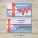 Free Vector | Medical Business Card Template With Modern Style Within Medical Business Cards Templates Free