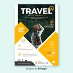 Free Vector | Travel Flyer Template Pertaining To Graphic Design Flyer Templates Free