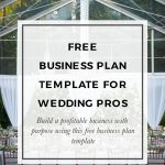 Free Wedding Planner Business Plan Template Regarding Wedding Venue Business Plan Template