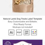 Fresh Lamb Dog Food Label Template In Dog Treat Label Template