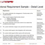 Functional Requirements Document For Web Portal Pertaining To Business Requirements Definition Template