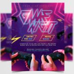 Game Night Event Free Flyer Template (Psd) - Stockpsd pertaining to Game Night Flyer Template