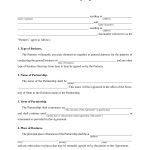 General Partnership Agreement – Examples, Format, Pdf | Examples In Individual Flexibility Agreement Template