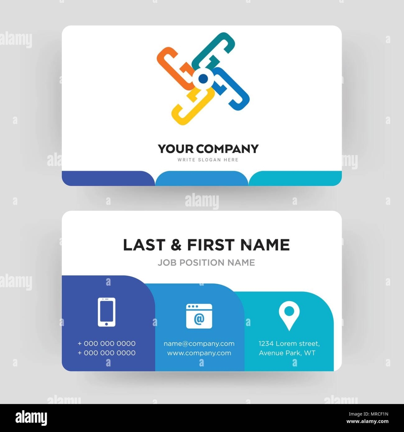 Generic, Business Card Design Template, Visiting For Your Company Throughout Generic Business Card Template