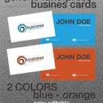 Generic Letterpress Business Card | Graphicriver For Generic Business Card Template
