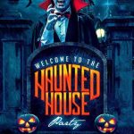Get The Halloween Haunted House Flyer Template – Ffflyer Within Halloween Costume Party Flyer Templates