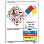 Ghs Secondary Container Labels | Safety + Maintenance With Ghs Label Template Free