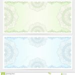Gift Certificate, Voucher, Coupon Template Stock Vector – Illustration Pertaining To Bank Note Template