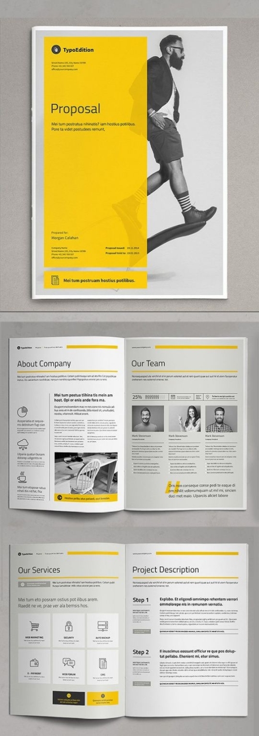 Graphic Design Project Proposal Template Inside Web Design Proposal Template