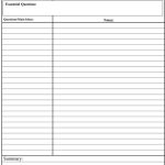 Half Letter Size Printable Cornell Notes,Notepad Version,No Headers For Note Taking Template Pdf