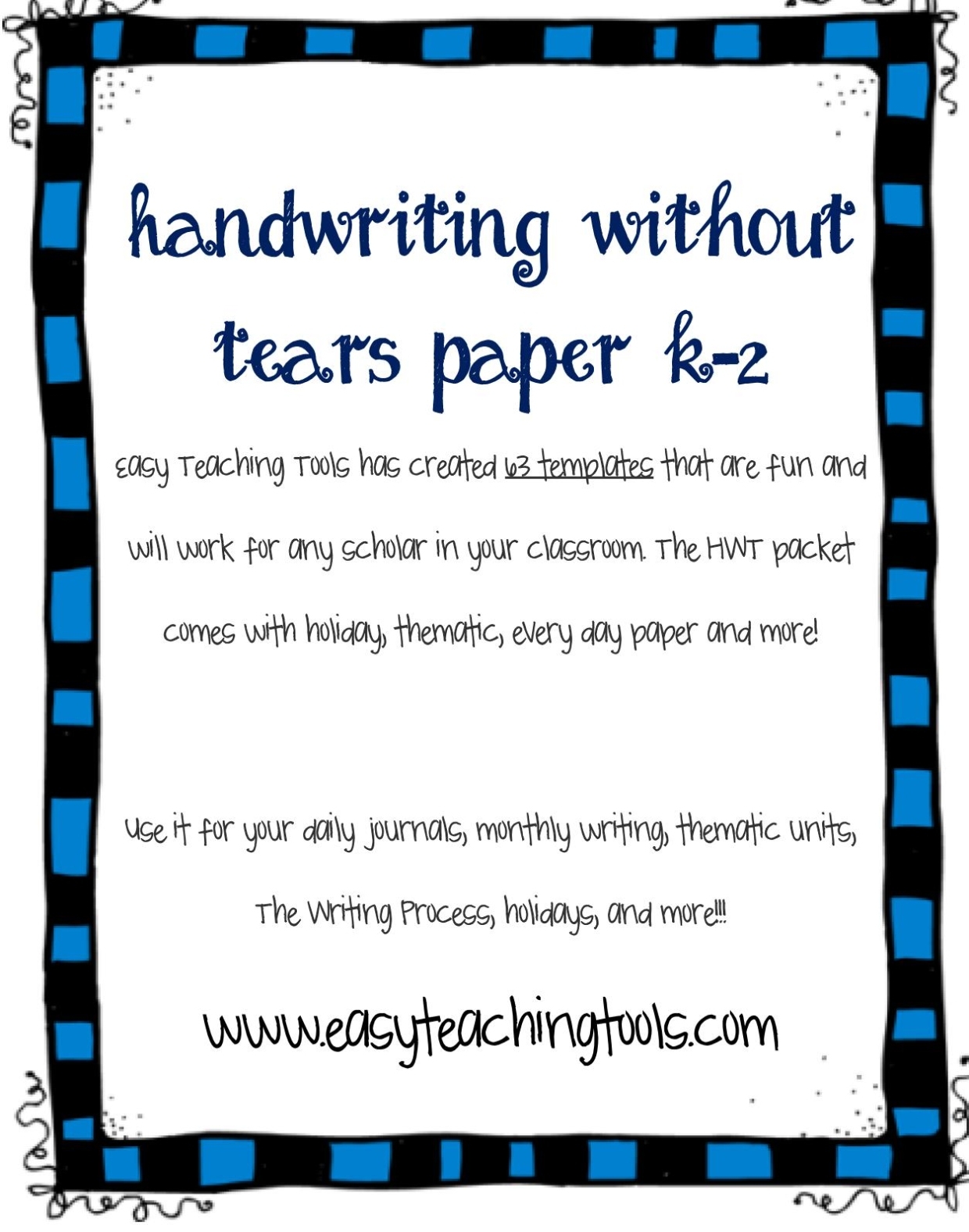 Handwriting Without Tears - Easy Teaching Tools With Regard To Handwriting Without Tears Letter Templates