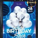 Happy Birthday Flyer Templates In Psd And Premium Version! | By in Free Birthday Flyer Templates