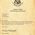 Harry Potter Acceptance Letter Template ~ Thankyou Letter with regard to Harry Potter Acceptance Letter Template