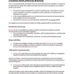 Health And Safety Policy Template | Making Music throughout Music Business Plan Template Free Download