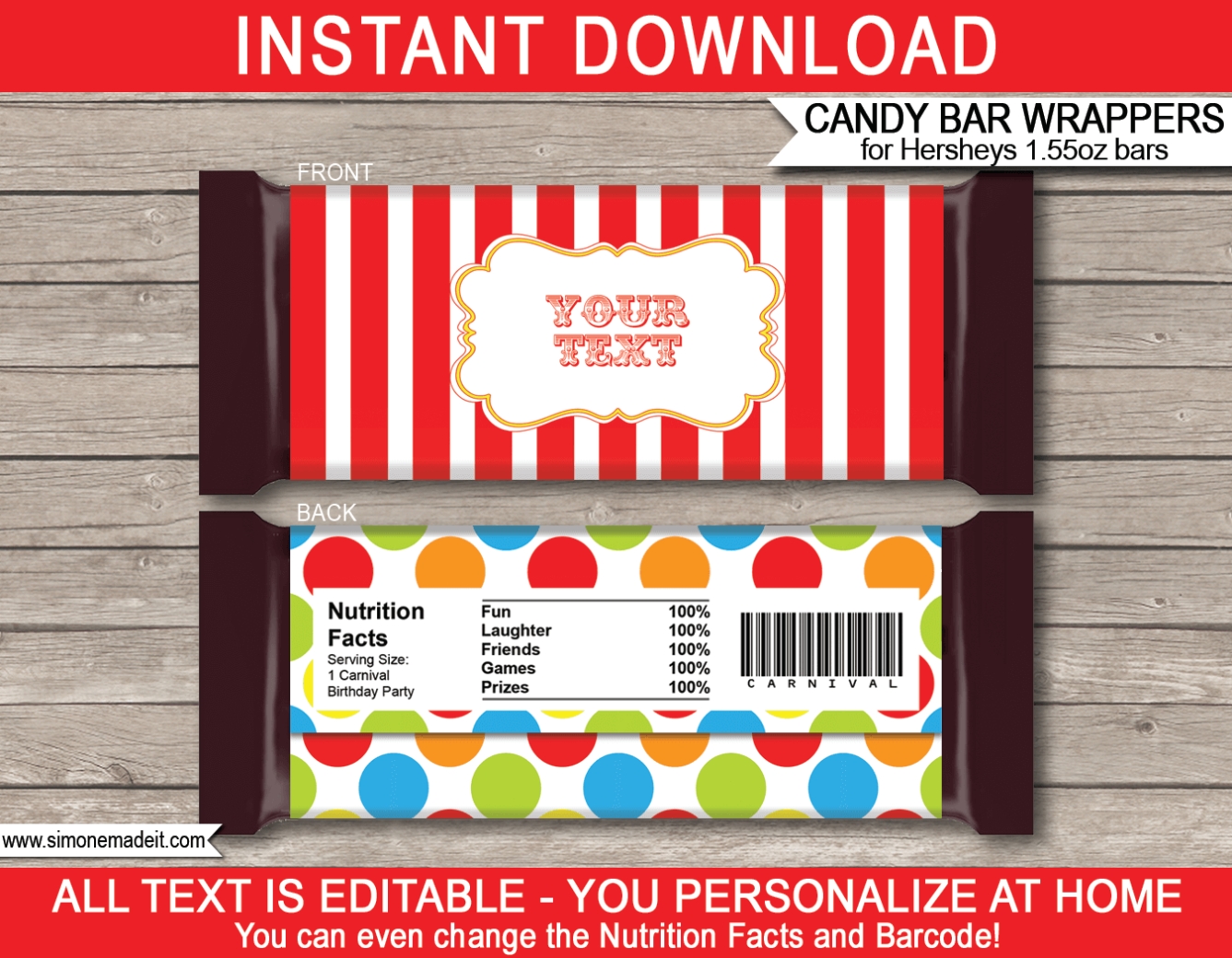 Hershey Labels Template For Hershey Labels Template