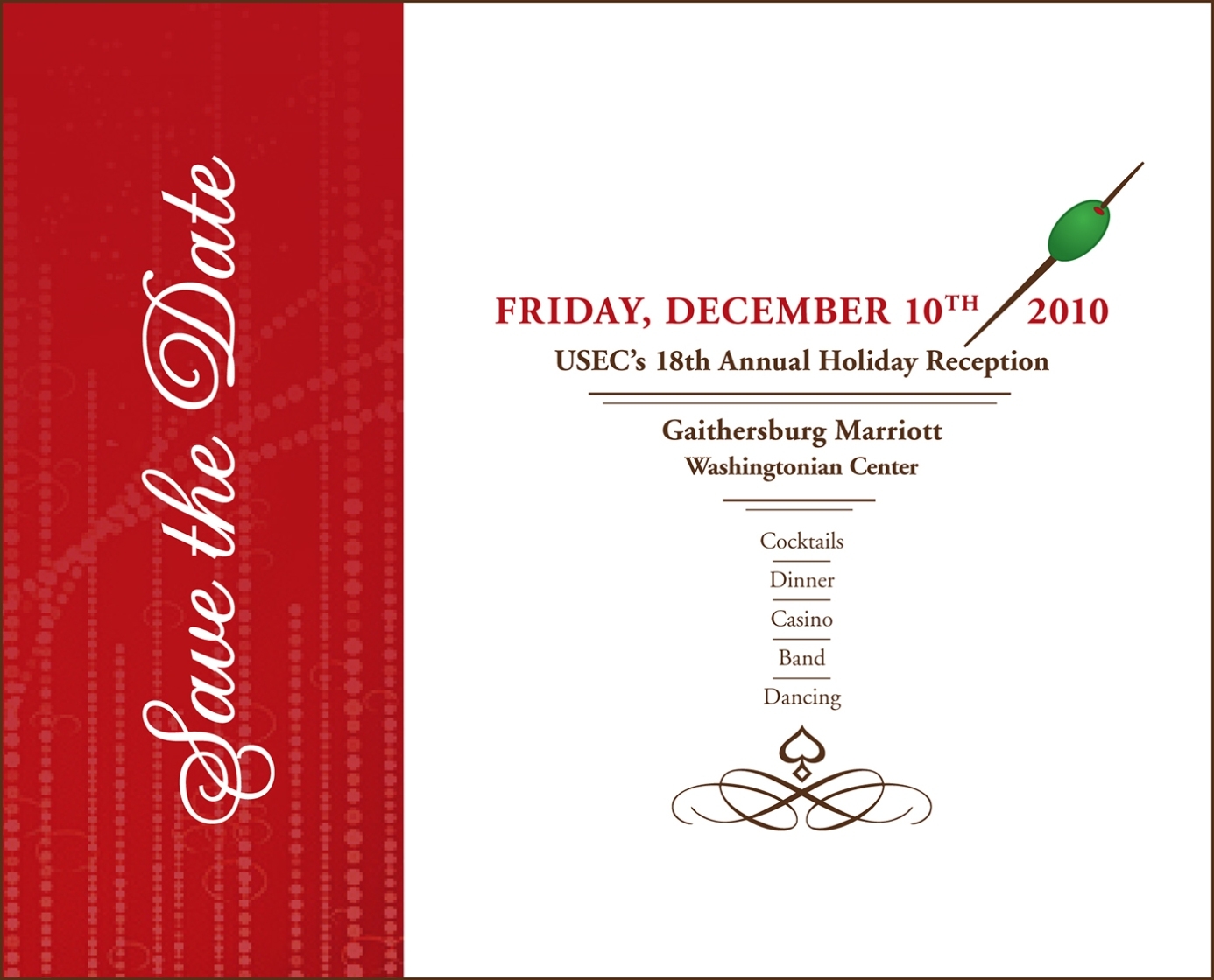 Holiday Party Branding On Behance Throughout Meeting Save The Date Templates
