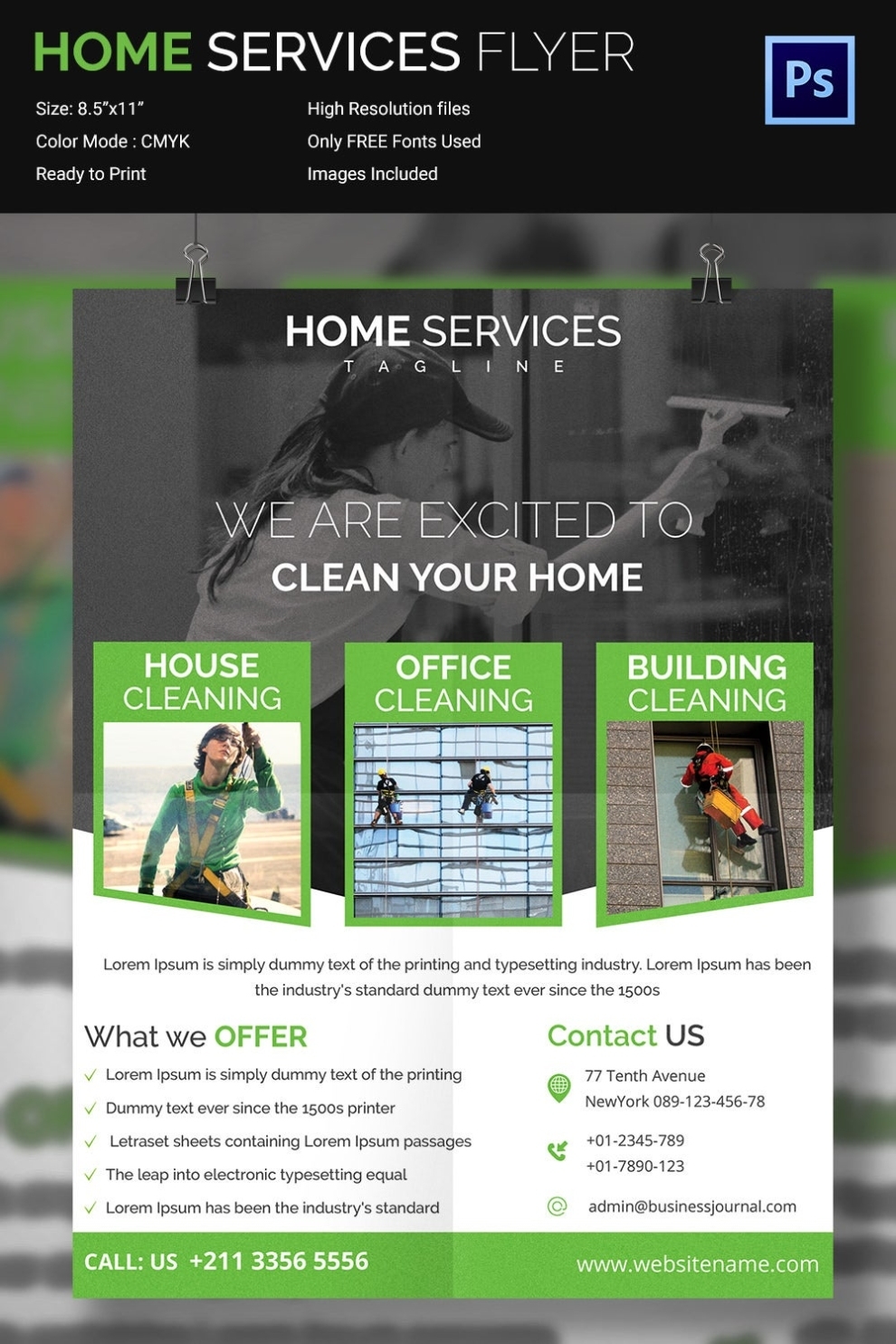 House Cleaning Flyer Template - 23+ Psd Format Download | Free Within House Cleaning Services Flyer Templates