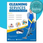 House Cleaning Services Flyer Template Instant Download | Bobotemp Pertaining To Cleaning Flyers Templates Free