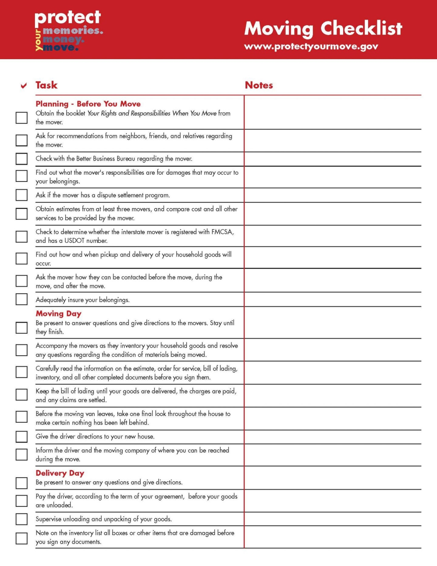 House Move Checklist Spreadsheet - Db Excel Regarding Business Relocation Plan Template