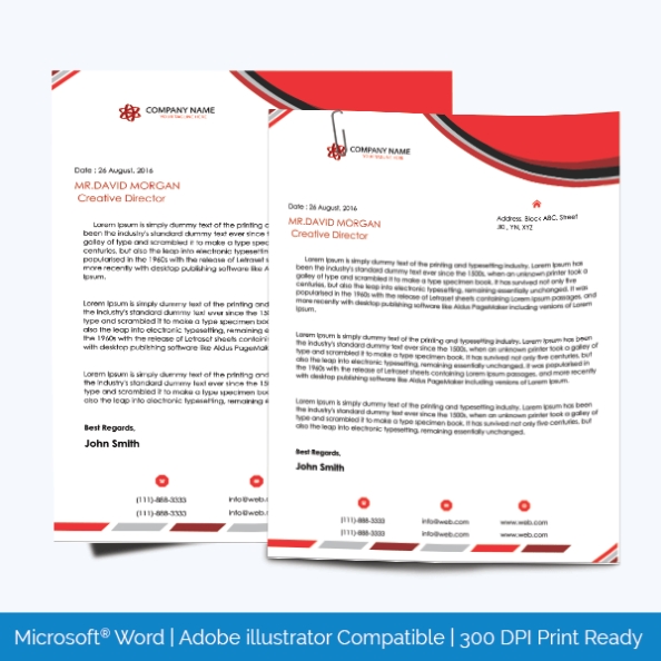 How To Create A Letterhead In Microsoft Word (2 Methods) - Word Layouts With How To Create Letterhead Template In Word
