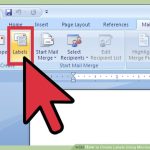 How To Create Labels Using Microsoft Word 2007: 13 Steps Regarding How To Set Up Label Template In Word