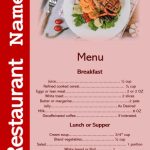 How To Layout Restaurant Menu (Free Templates) Word | Psd In Free Restaurant Menu Templates For Word