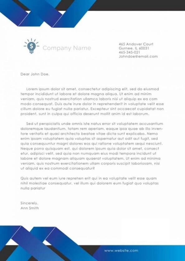 How To Make A Company Letterhead - The 4 Best Design Tips To Know For Create Company Letterhead Template