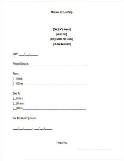 How To Make A Doctor'S Note In Word [ 10+ Templates To Download] | Free Within S Note Templates