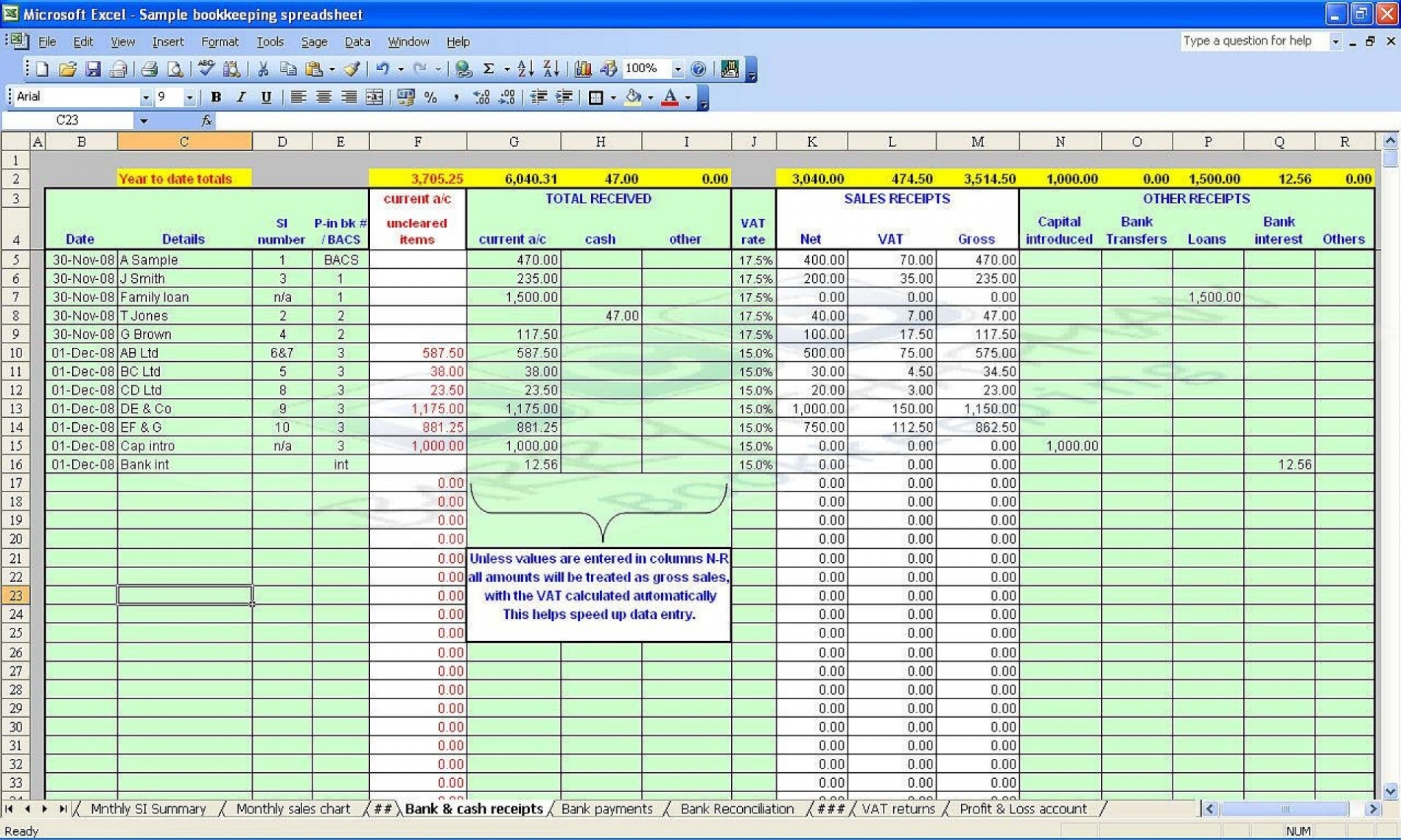 How To Set Up An Excel Spreadsheet For Accounts With 017 Excel With Regard To Excel Templates For Accounting Small Business