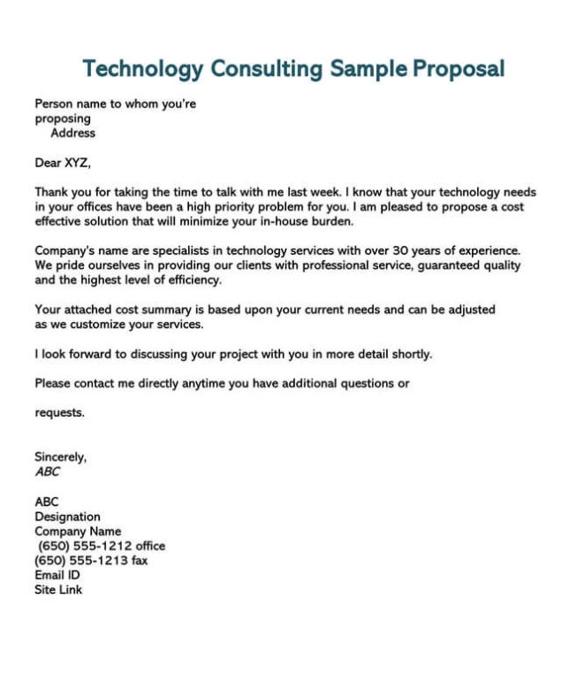 How To Write A Consulting Proposal (20+ Free Templates) regarding Call For Proposals Template