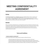 Hr Confidentiality Agreement Template – Word (Doc) | Google Docs Throughout Word Employee Confidentiality Agreement Templates