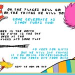 Hungry Janey: Dr Seuss Birthday Party With Dr Seuss Flyer Template