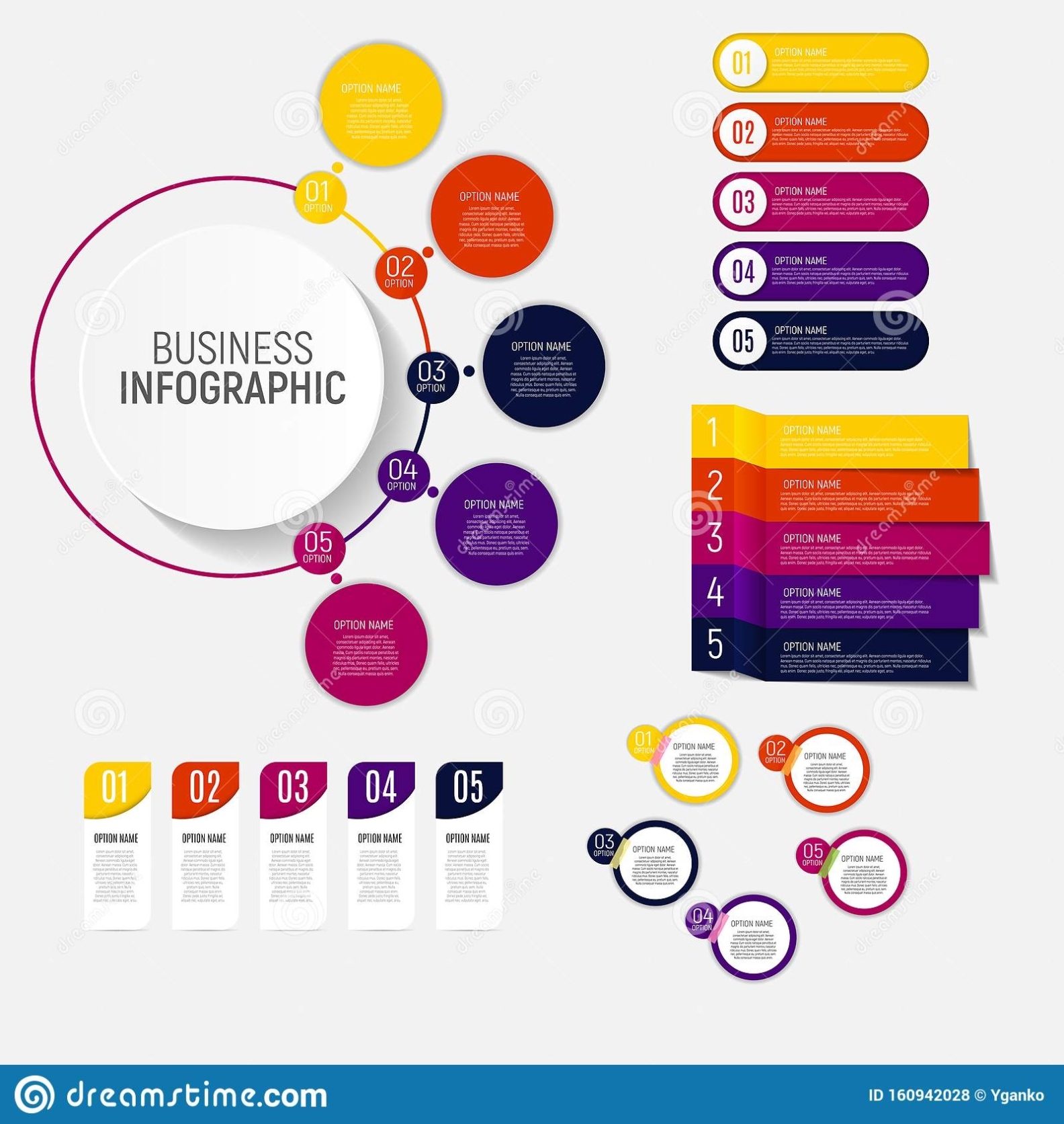 Infographic Templates For Business Vector Illustrator Απεικόνιση Inside Illustrator Infographic Template