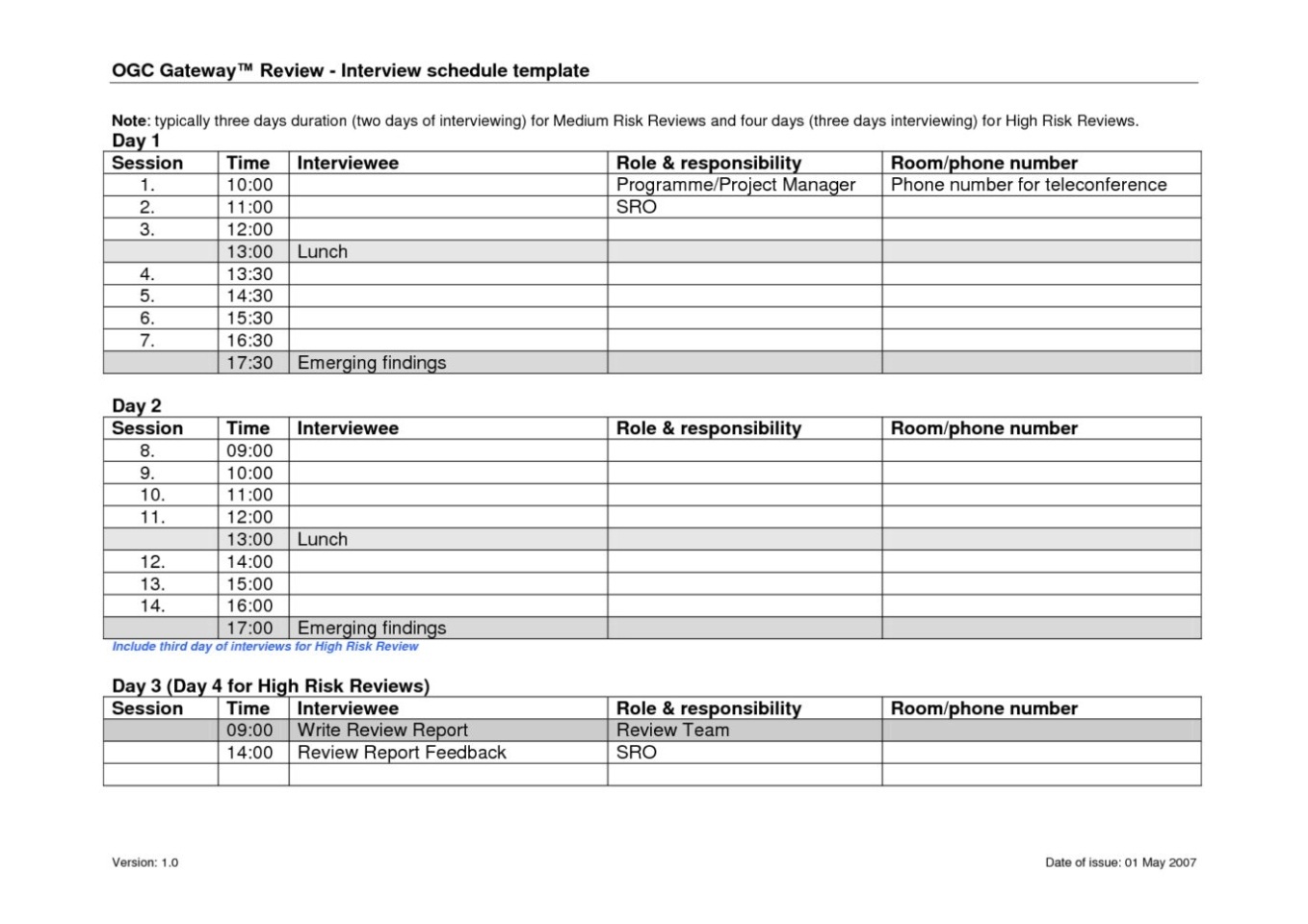 Interview Spreadsheet Template With Interview Schedule Template Excel With Regard To Interview Agenda Template