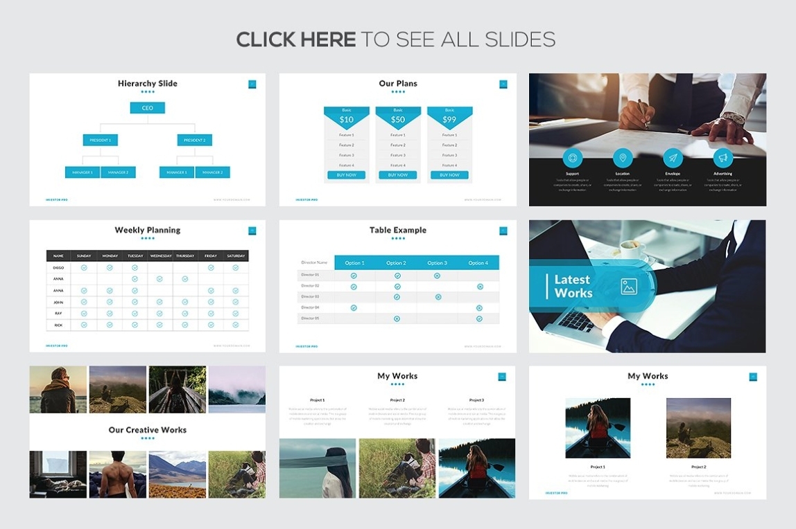 Investor Pro Powerpoint Template Throughout Investor Presentation Template