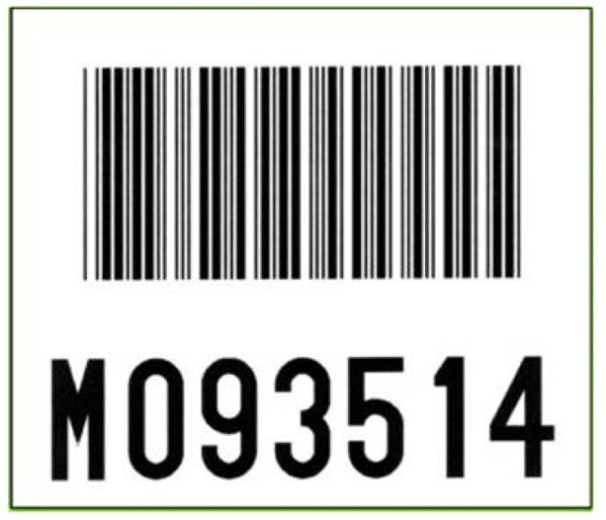 Item # Bcl 1388, Custom Preprinted Barcode Pallet Label On Universal Tag In Pallet Label Template