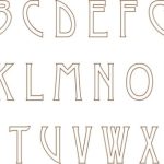 Items Similar To Alphabet Stencil – A To Z Small To Large Reusable For With Regard To Material Letters Template