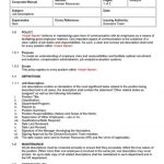 Job Descriptions Policy Within Overtime Agreement Template