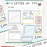 Kids Pen Pal Printable Letter Templates For Kids Letter – Etsy Within Letter Writing Template For Kids